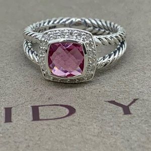 Authentic David Yurman Pink Tourmaline Ring